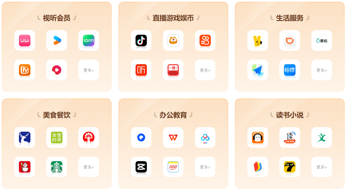 虚拟会员卡充值流程演示